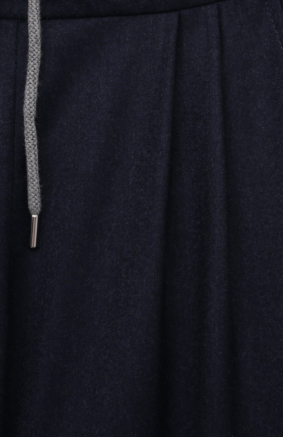 Шерстяные брюки BRUNELLO CUCINELLI темно-синего цвета по цене 45550 руб., арт. BE226P113B, фото 3 Шерстяные брюки BRUNELLO CUCINELLI, арт. BE226P113B, фото 3