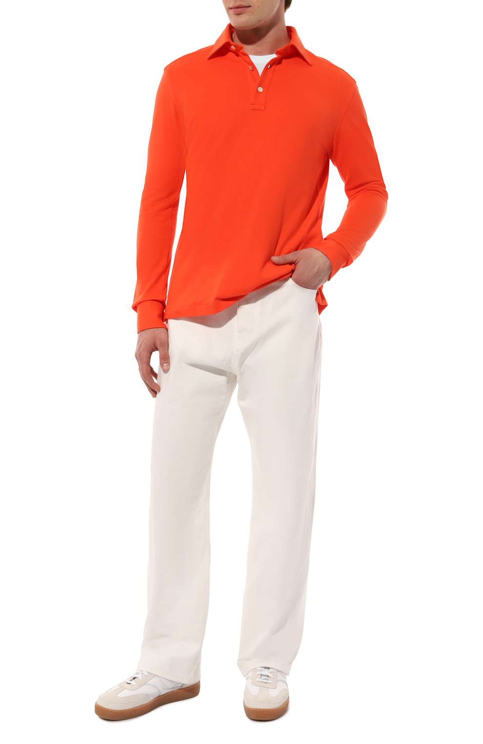 Хлопковое поло KITON, арт. UMCP0SH08801, фото 2