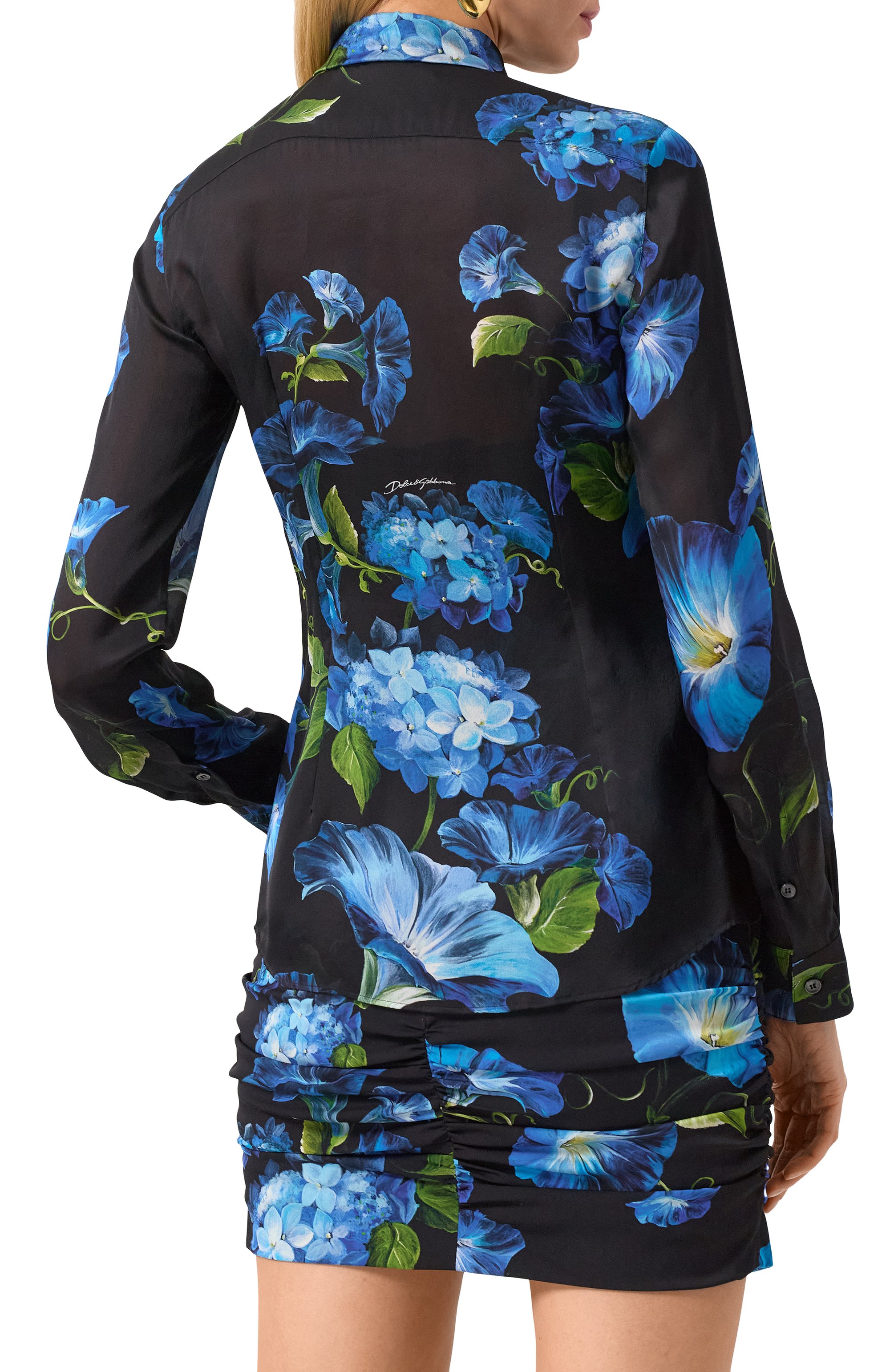 Шелковая блузка DOLCE & GABBANA, арт. F5R65T/IS1SY, фото 4