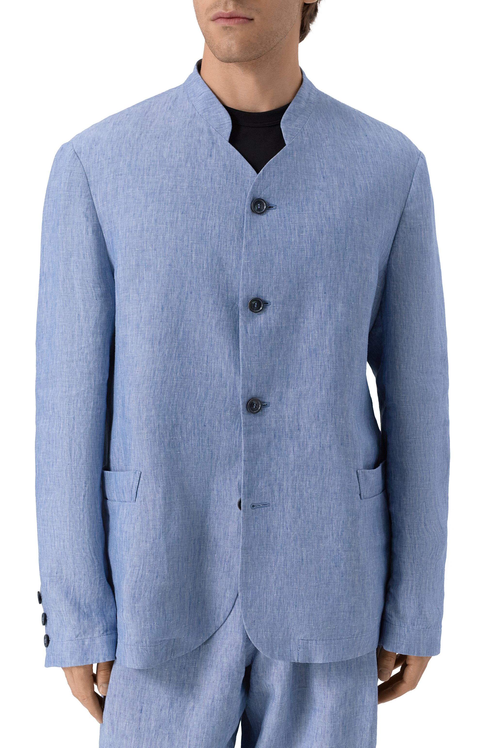 Льняной пиджак GIORGIO ARMANI, арт. GM001742/AF17957, фото 5