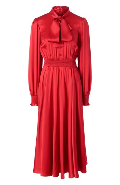 Женское атласное платье DOLCE & GABBANA, арт. F6TKRT/FU1AU