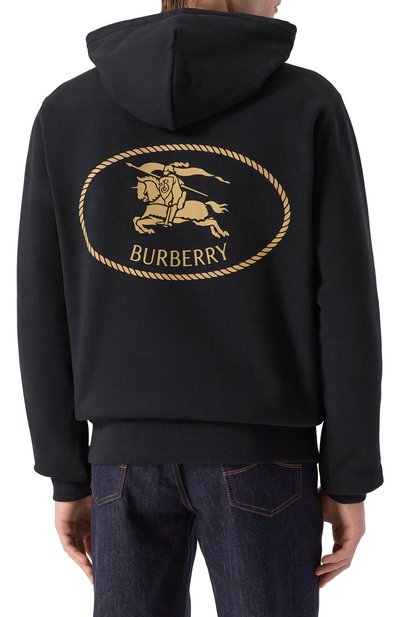 Хлопковое худи BURBERRY, арт. 8112807, фото 4