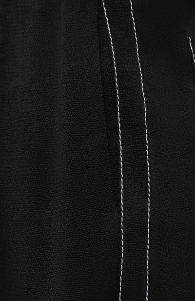 Брюки из вискозы PROENZA SCHOULER WHITE LABEL черного цвета по цене 41050 руб., арт. WL2116071-BY194, фото 5 Брюки из вискозы PROENZA SCHOULER WHITE LABEL, арт. WL2116071-BY194, фото 5