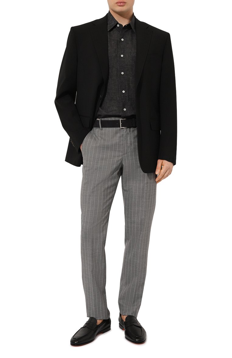 Шерстяные брюки ANDREA CAMPAGNA, арт. SPIAGGIA, фото 2