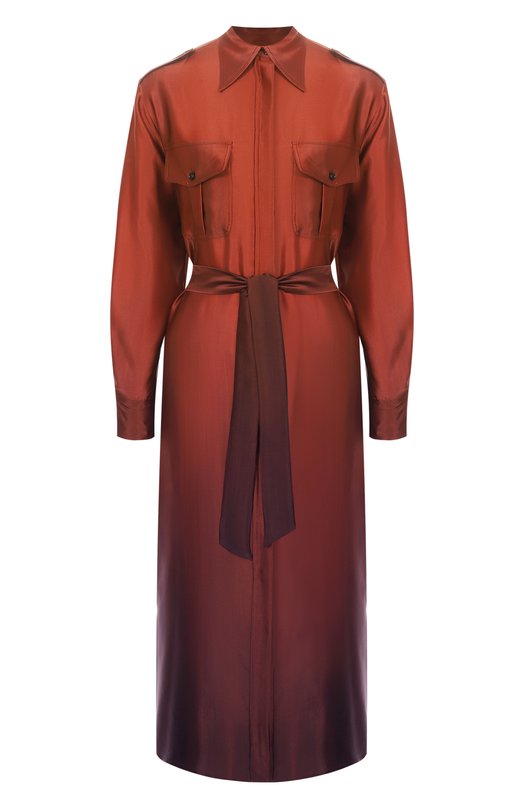 Атласное платье Kiton D47321K0909E02 Бордовый D47321K0909E02