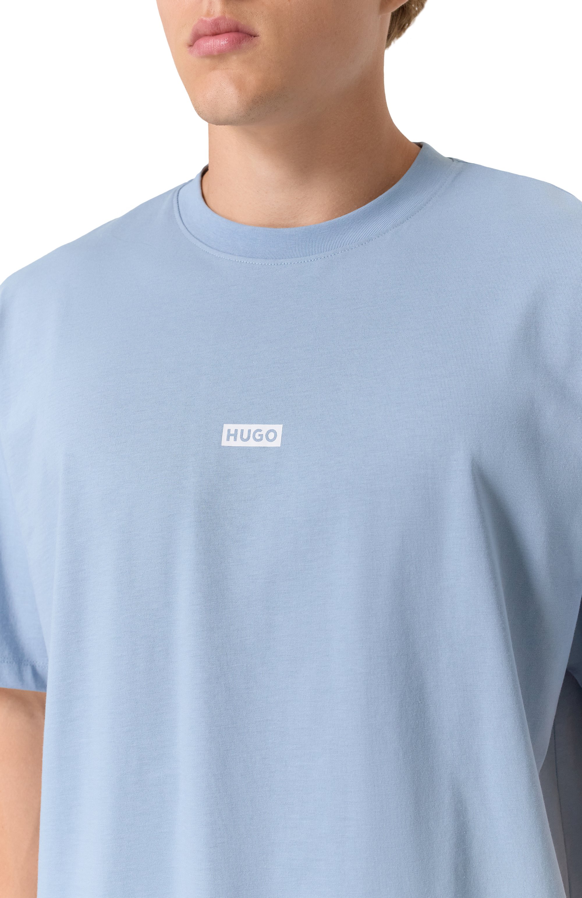 Хлопковая футболка HUGO BLUE, арт. 50509776, фото 5