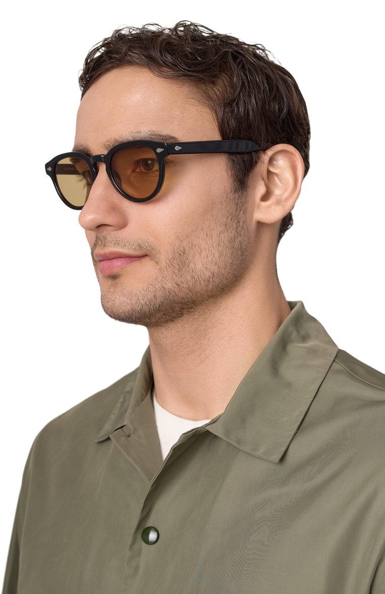Солнцезащитные очки MOSCOT, арт. MAYDELA SUN BLACK/AMBER, фото 1