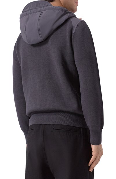 Шерстяной кардиган PARAJUMPERS темно-серого цвета по цене 61700 руб., арт. 25WMPMKNRK06, фото 4 Шерстяной кардиган PARAJUMPERS, арт. 25WMPMKNRK06, фото 4