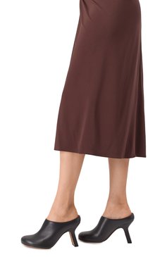 Кожаные мюли terra 100 LOEWE, арт. L814V29X09 BLACK, фото 3