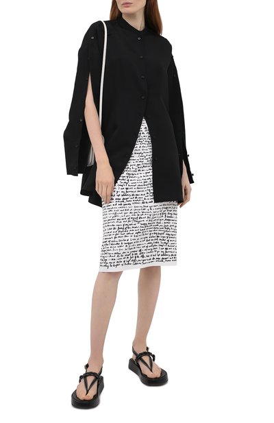 Юбка DRIES VAN NOTEN черно-белого цвета по цене 37300 руб., арт. 211-10829-2097, фото 2 Юбка DRIES VAN NOTEN, арт. 211-10829-2097, фото 2
