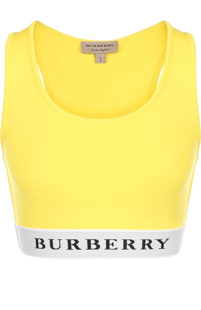 Женский укороченный топ с логотипом бренда BURBERRY, арт. 8001579
