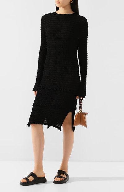 Платье из смеси хлопка и шерсти ACNE STUDIOS, арт. A20188/W, фото 2