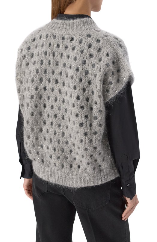 Жилет Brunello Cucinelli MNA326502 Серый  MNA326502 Фото 4