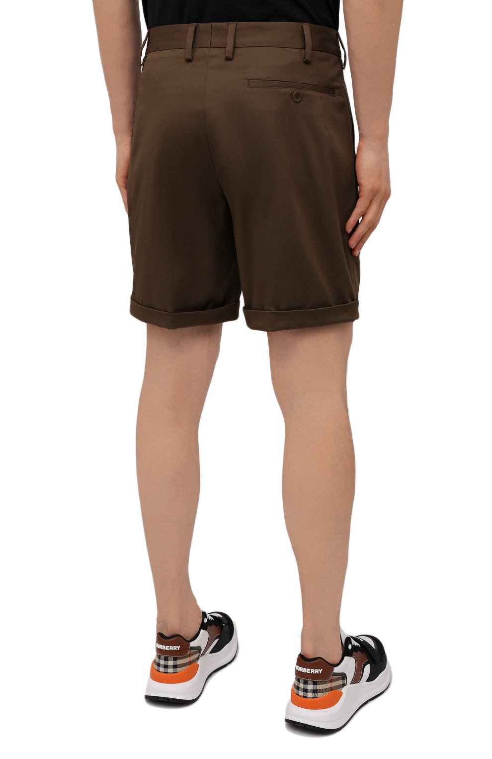 Хлопковые шорты NEIL BARRETT, арт. PBPA832/Q011, фото 4