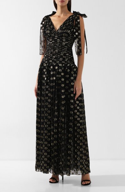 Шелковое платье-макси DOLCE & GABBANA, арт. F6C1TT/HJMBI, фото 3