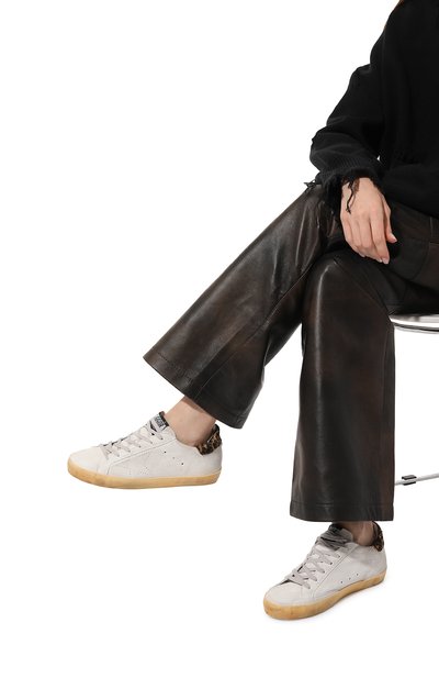 Замшевые кеды super-star GOLDEN GOOSE DELUXE BRAND, арт. GWF00105.F003267, фото 3