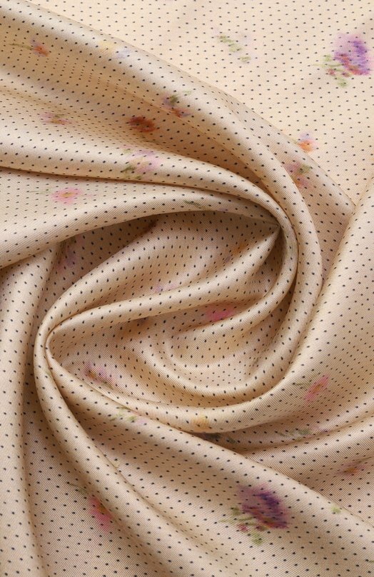 Шелковый платок Valentino 8W2EI114/JJA Бежевый  8W2EI114/JJA Фото 3