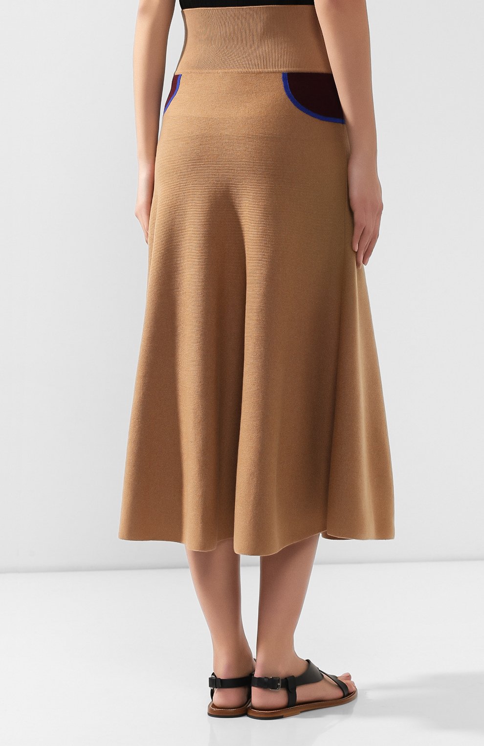 Кашемировая юбка LOEWE, арт. D3295150MC, фото 4