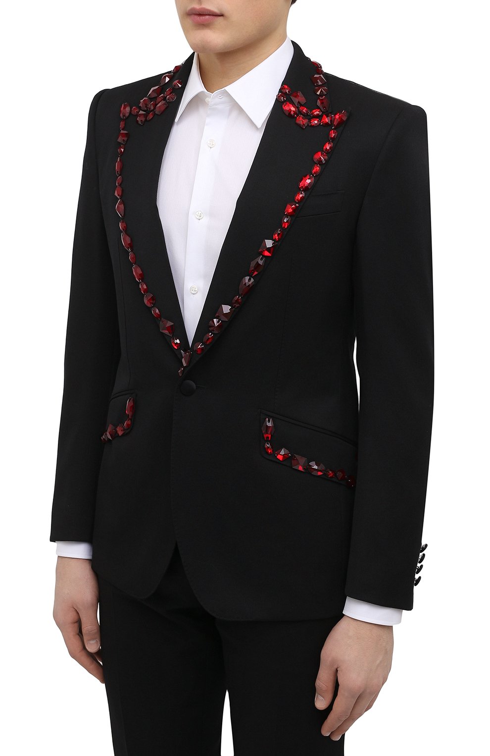 Костюм из шерсти и шелка DOLCE & GABBANA, арт. GKJKMZ/FU21B, фото 2