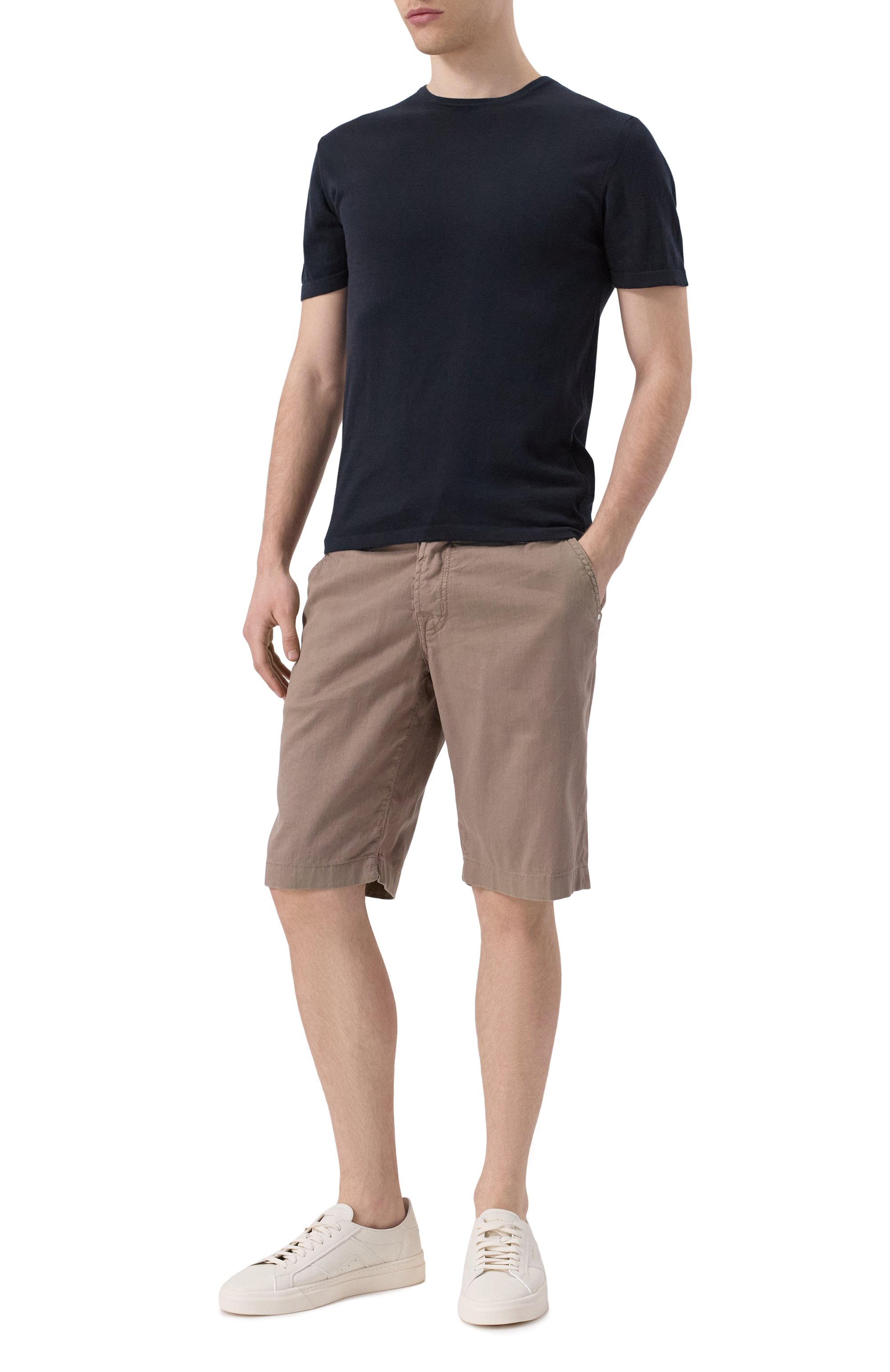 Хлопковый джемпер DANIELE FIESOLI темно-синего цвета по цене 15350 руб., арт. DF0326, фото 2 Хлопковый джемпер DANIELE FIESOLI, арт. DF0326, фото 2