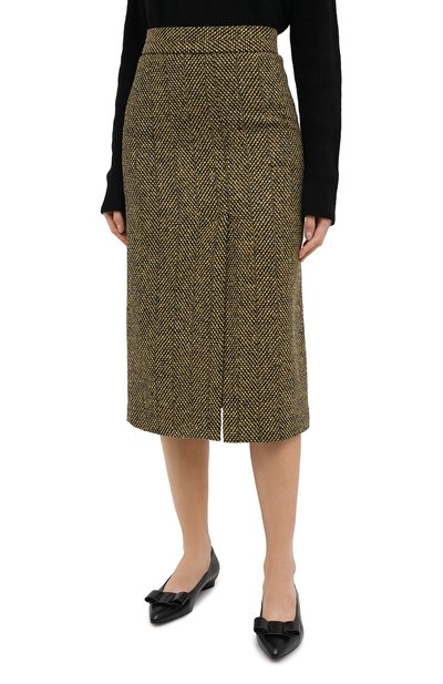 Юбка REDVALENTINO хаки цвета по цене 39950 руб., арт. UR0RAF05/5CR, фото 3 Юбка REDVALENTINO, арт. UR0RAF05/5CR, фото 3