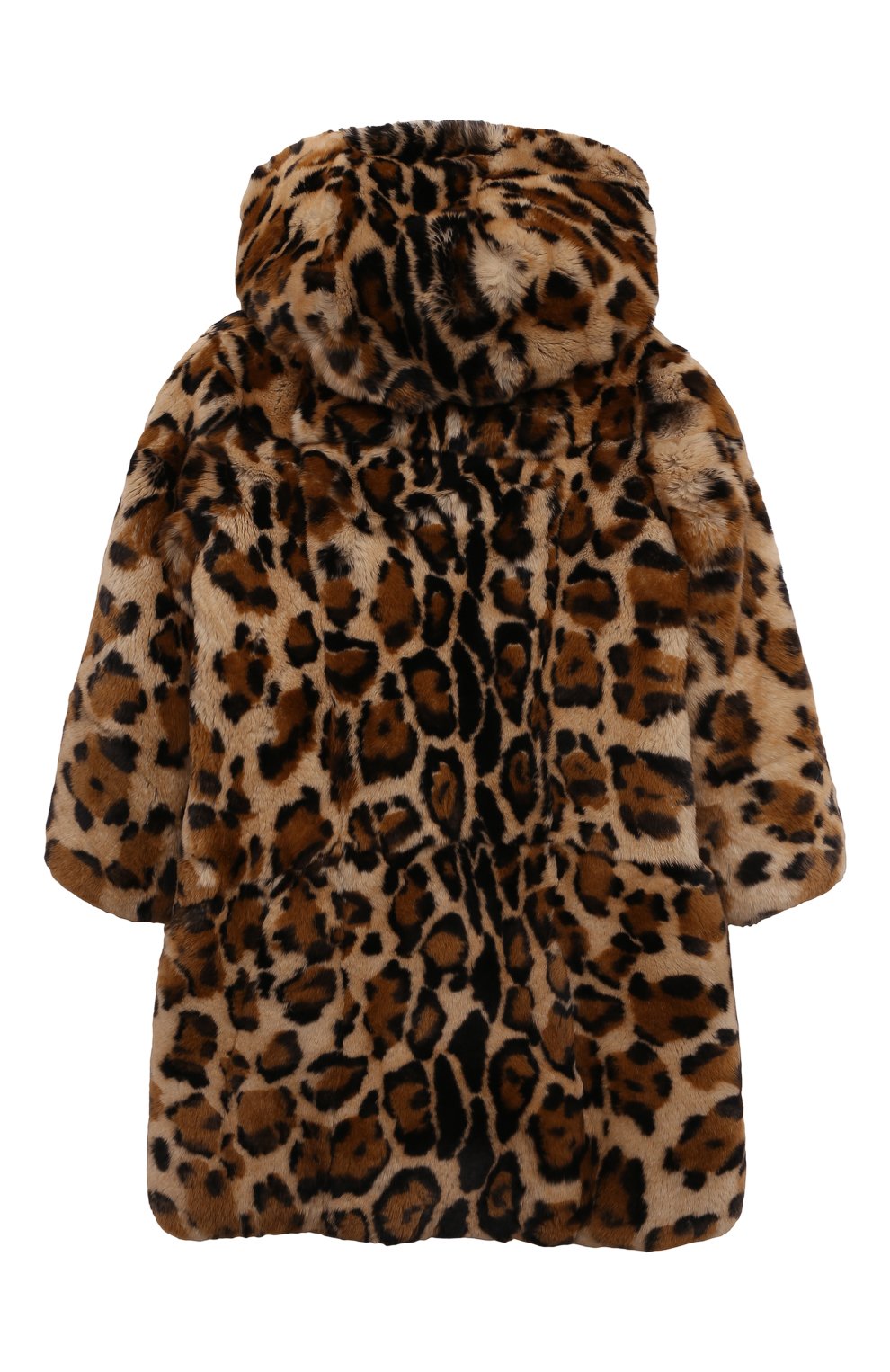 Шуба из кролика YVES SALOMON ENFANT, арт. 22WEM90168REXX, фото 2