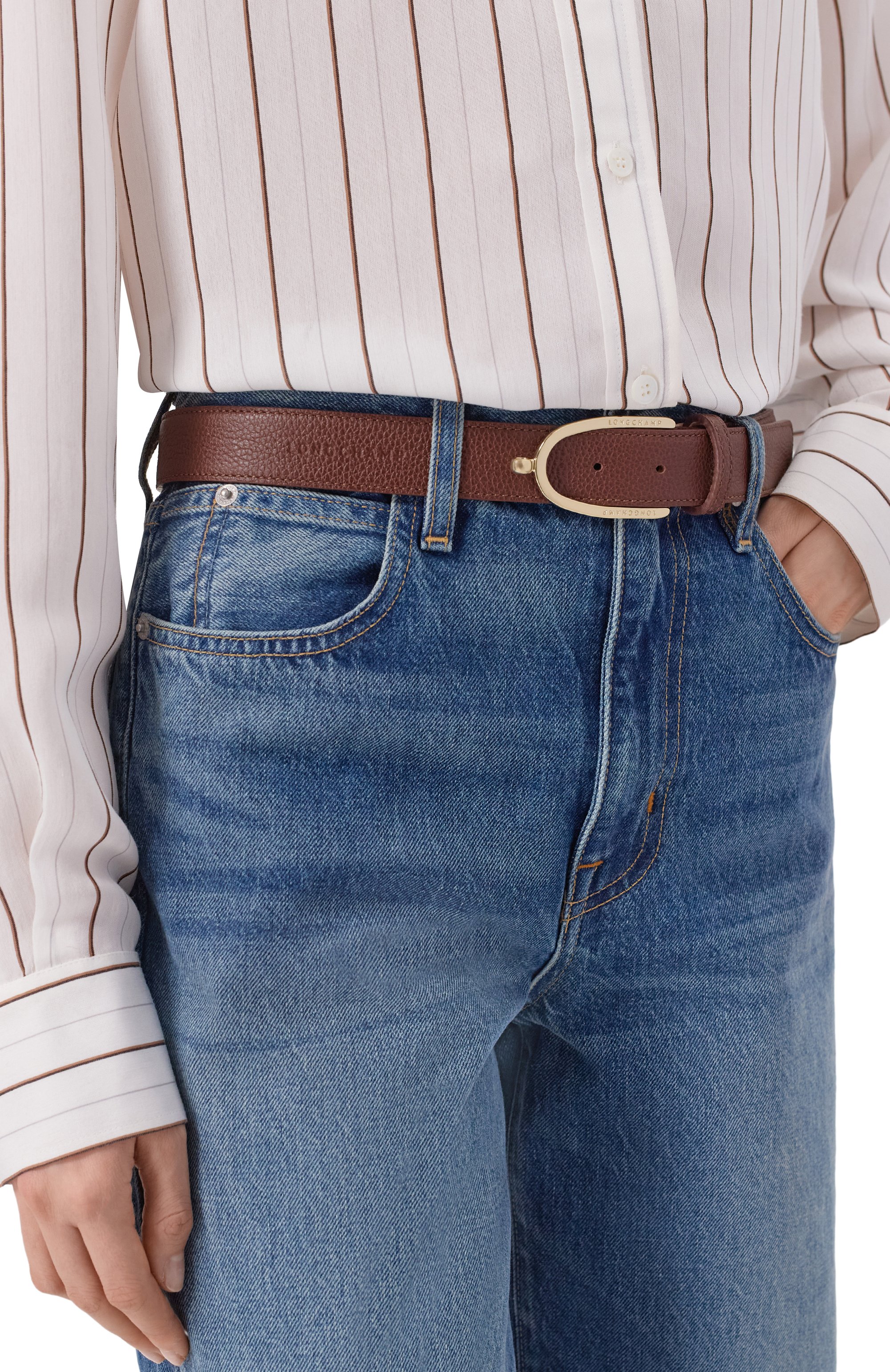 Кожаный ремень LONGCHAMP, арт. 40104021/021, фото 2