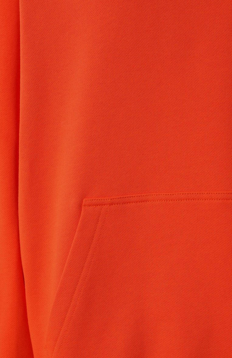 Женский хлопковое худи MSGM красного цвета, арт. 3841MDM535/257000 | Фото 6 (Рукава: Длинные; Длина (для топов): Стандартные; Материал внешний: Хлопок; Женское Кросс-КТ: Худи-одежда; Стили: Спорт-шик)