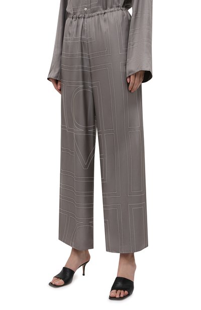 Шелковые брюки TOTEME, арт. 213-255-707, фото 3