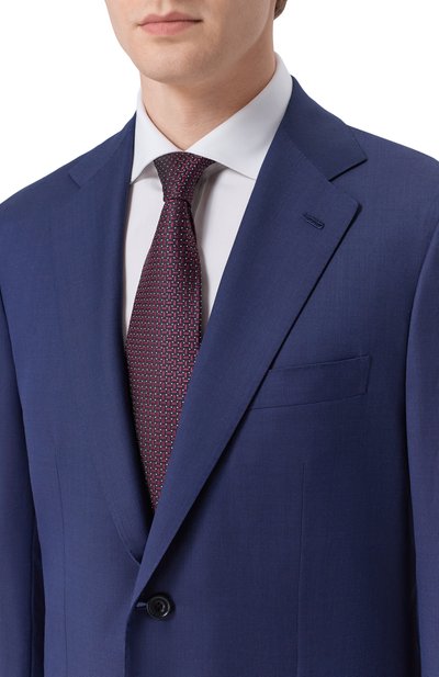 Шелковый галстук KITON бордового цвета по цене 39950 руб., арт. UCRVKLC08L13, фото 2 Шелковый галстук KITON, арт. UCRVKLC08L13, фото 2