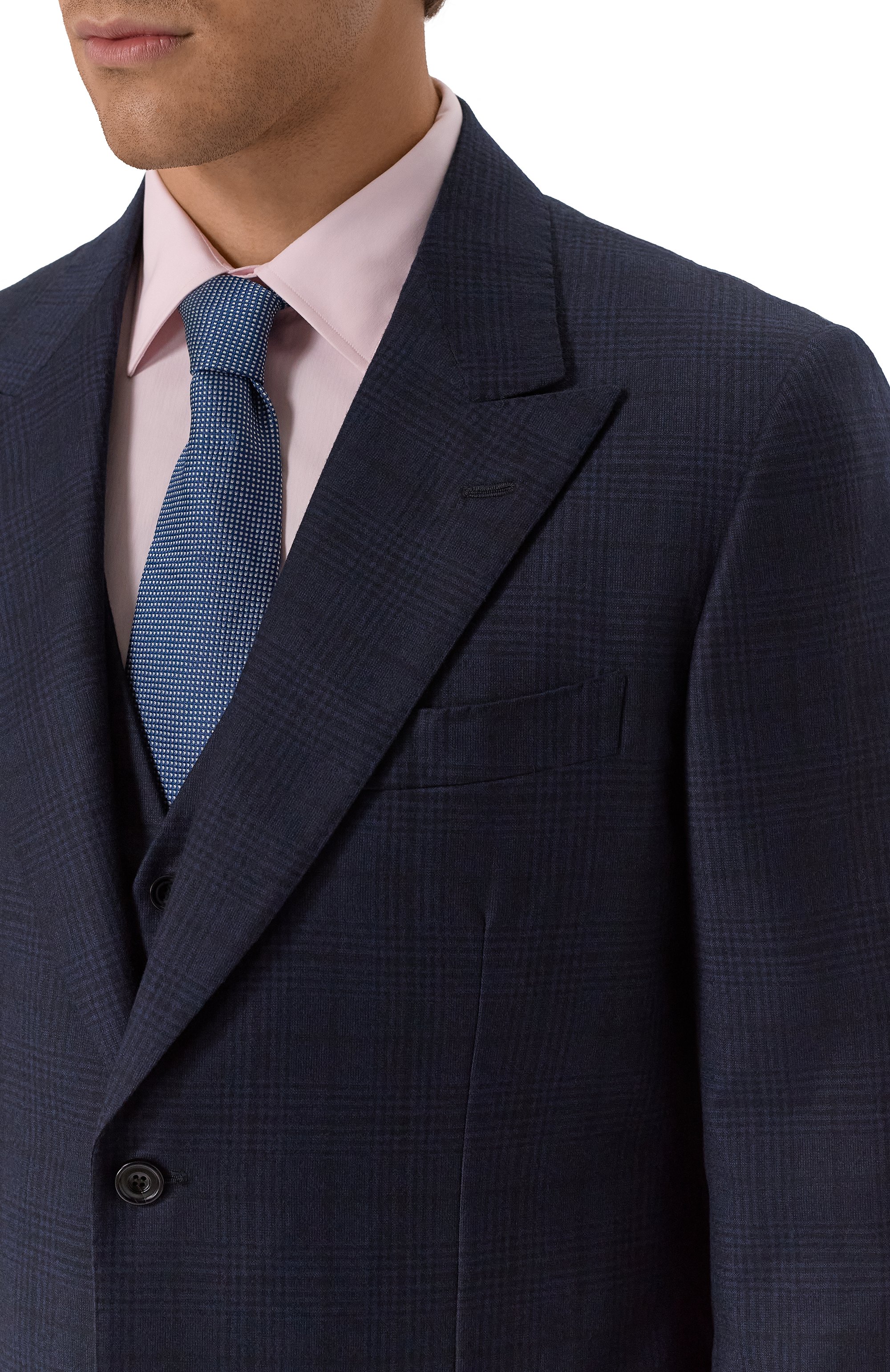 Шерстяной костюм-тройка KITON, арт. UAGL862K02T01, фото 10