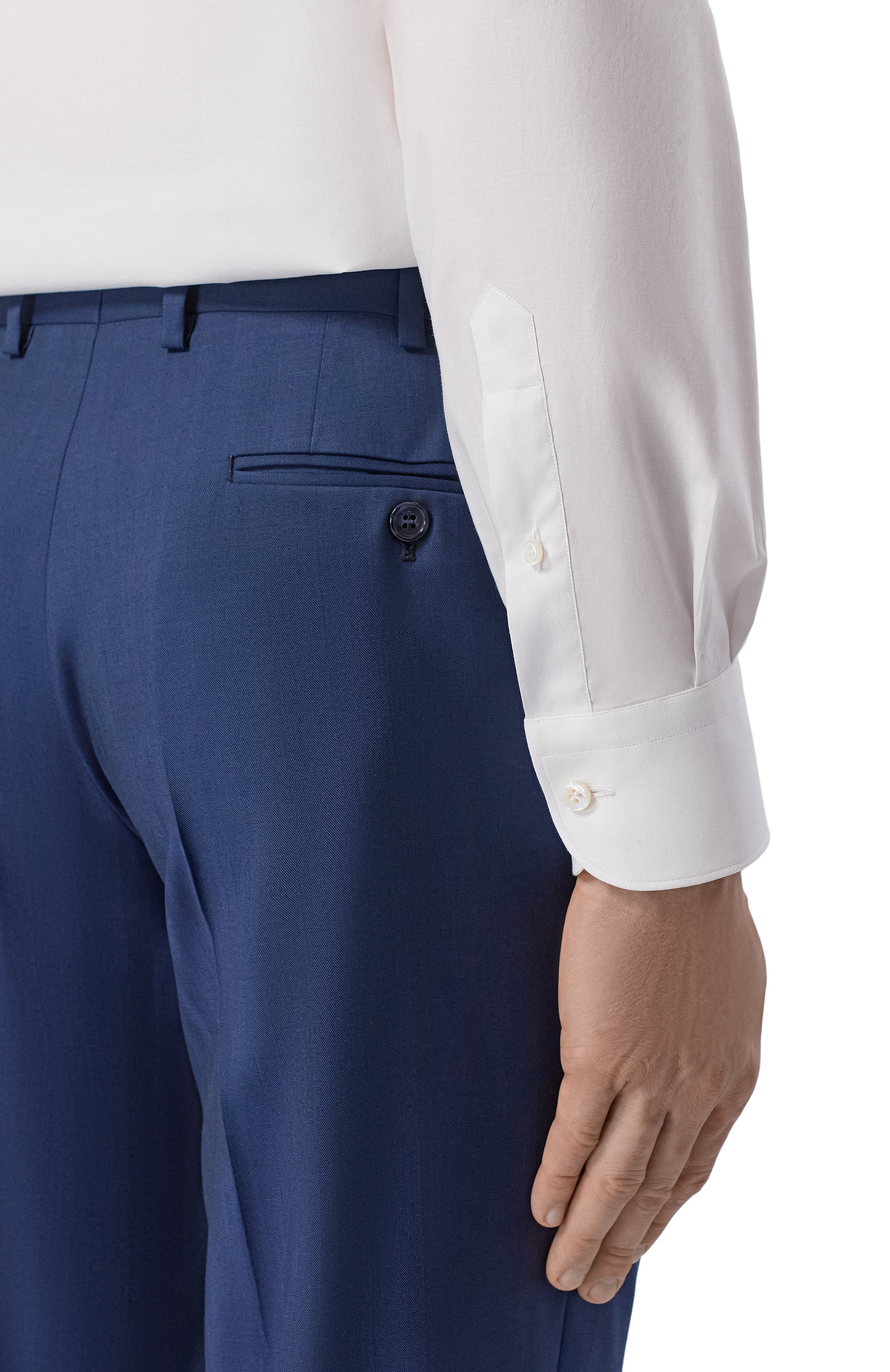 Хлопковая сорочка BRIONI белого цвета по цене 79950 руб., арт. RCB40M/0A04Q, фото 5 Хлопковая сорочка BRIONI, арт. RCB40M/0A04Q, фото 5