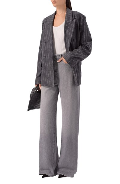 Джинсы EMPORIO ARMANI серого цвета по цене 49600 руб., арт. EW000737/AF27890, фото 2 Джинсы EMPORIO ARMANI, арт. EW000737/AF27890, фото 2