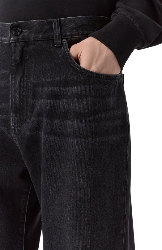 Джинсы Loose Balmain GH1ML135/DG13 Чёрный  GH1ML135/DG13 Фото 5