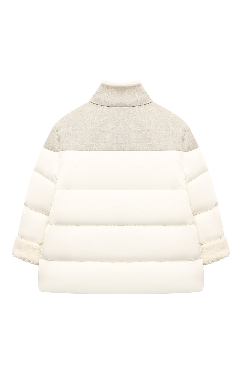Пуховая куртка ELEVENTY кремового цвета по цене 46700 руб., арт. ET2A80/N0041/12-16, фото 2 Пуховая куртка ELEVENTY, арт. ET2A80/N0041/12-16, фото 2