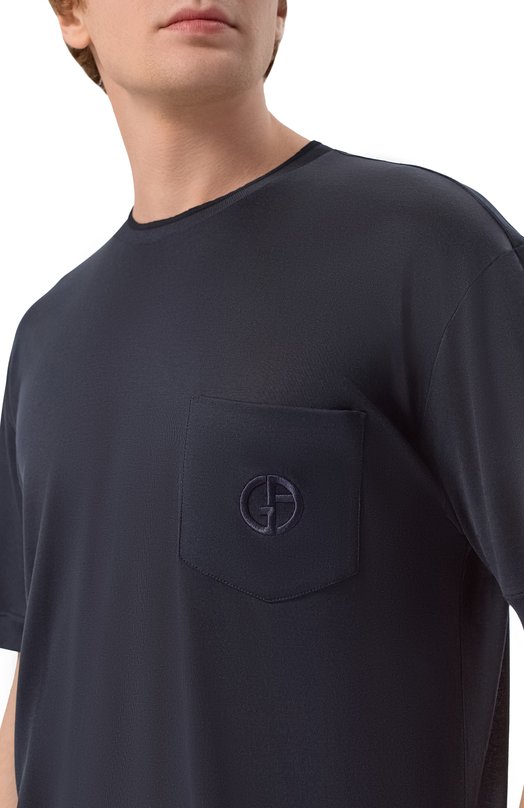 Футболка Giorgio Armani GM003036/TE20003 Синий  GM003036/TE20003 Фото 5