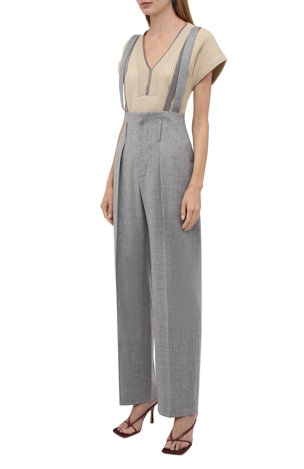 Шерстяные брюки BRUNELLO CUCINELLI, арт. MB597P7789, фото 3