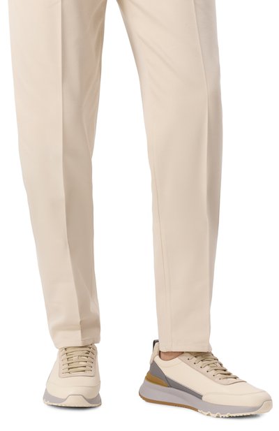 Кожаные кроссовки urban BRUNELLO CUCINELLI, арт. MZUAVG0278, фото 3