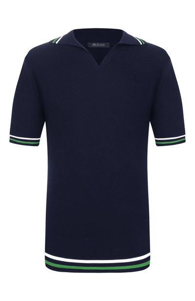 Мужская хлопковое поло KITON, арт. UMM0738