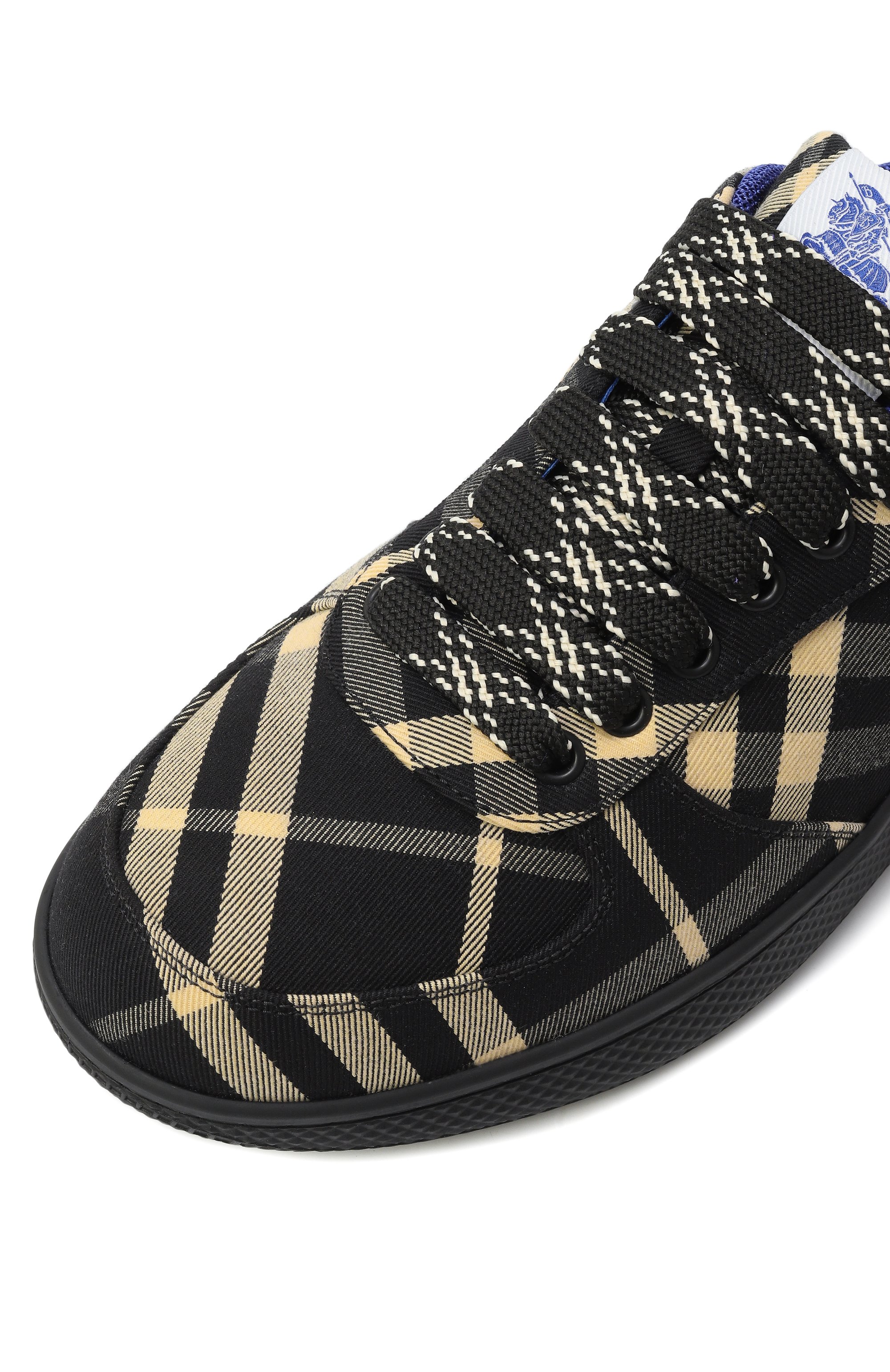 Текстильные кеды terrace BURBERRY, арт. 8095274, фото 7