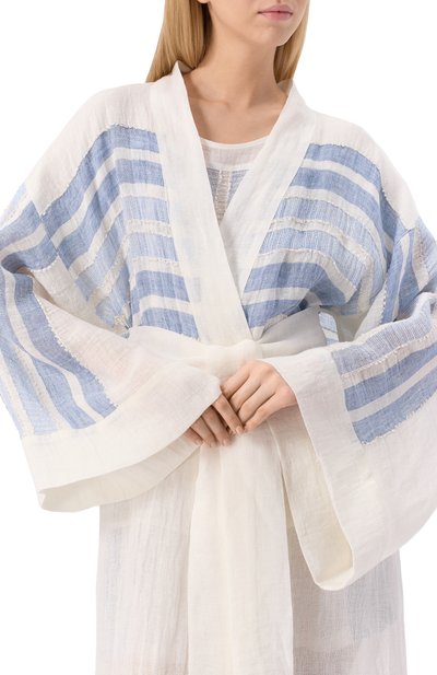 Кимоно изо льна и шелка MAURIZIO, арт. W07302979, фото 5