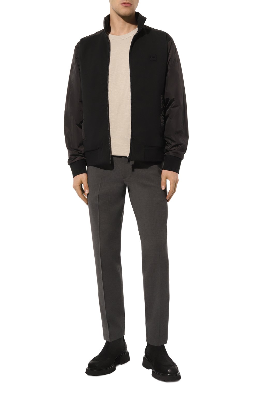 Хлопковая футболка BOSS ORANGE, арт. 50508243, фото 2