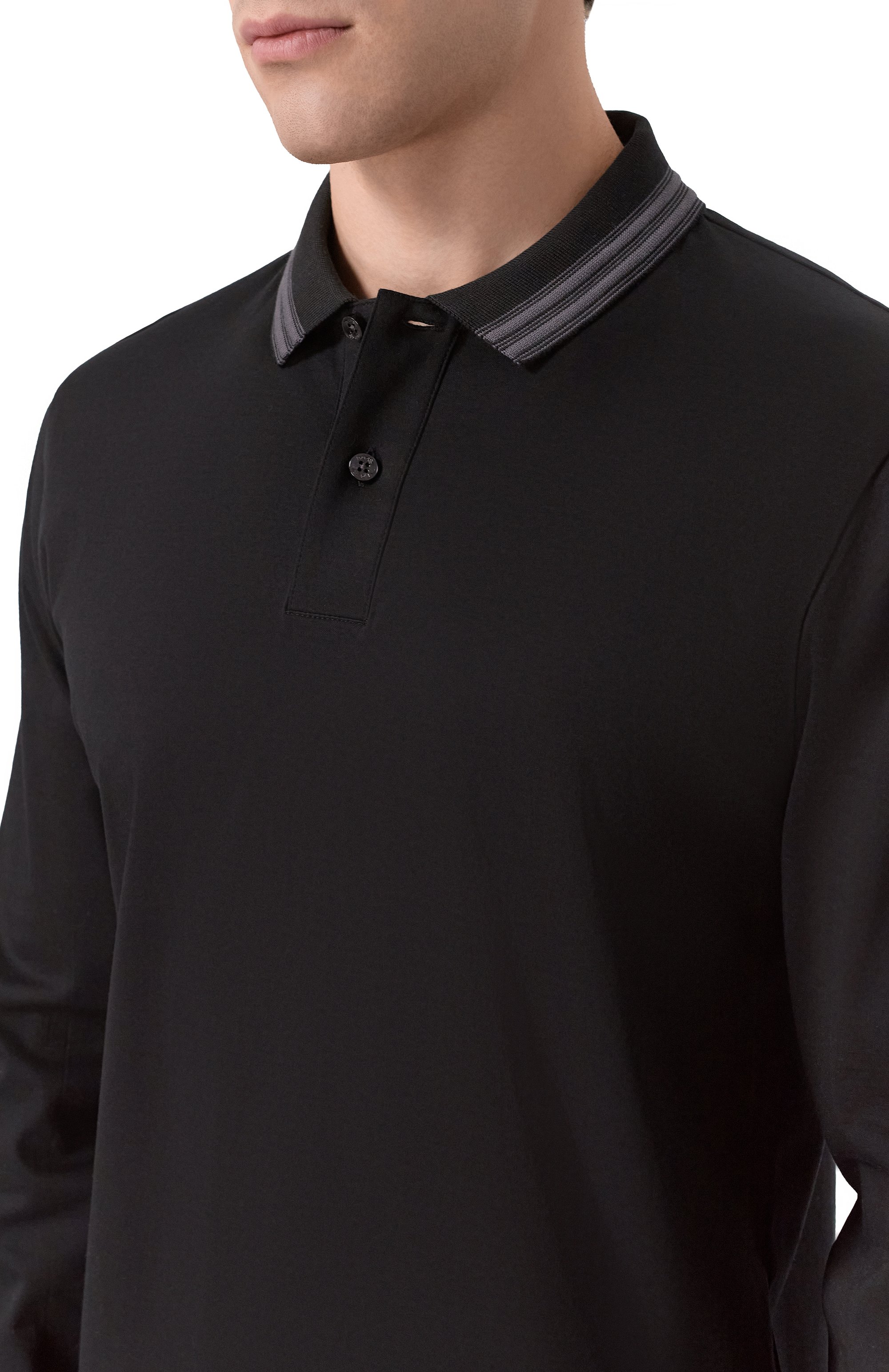 Хлопковое поло BOSS, арт. 50554530, фото 5