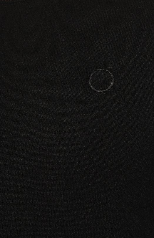 Джемпер из вискозы и шерсти Trussardi Чёрный, фото 5