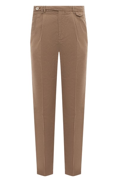 Мужские брюки изо льна и хлопка BRUNELLO CUCINELLI, арт. M291DB2285