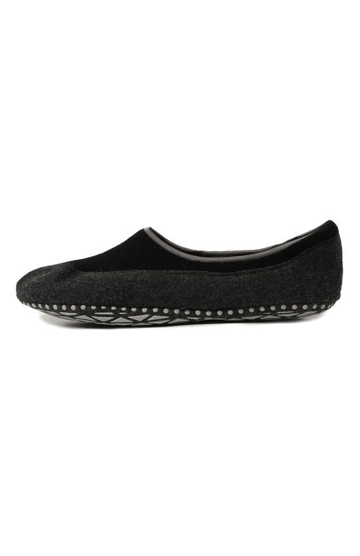 Шерстяные домашние туфли Falke 16590 Чёрный  16590 Фото 4