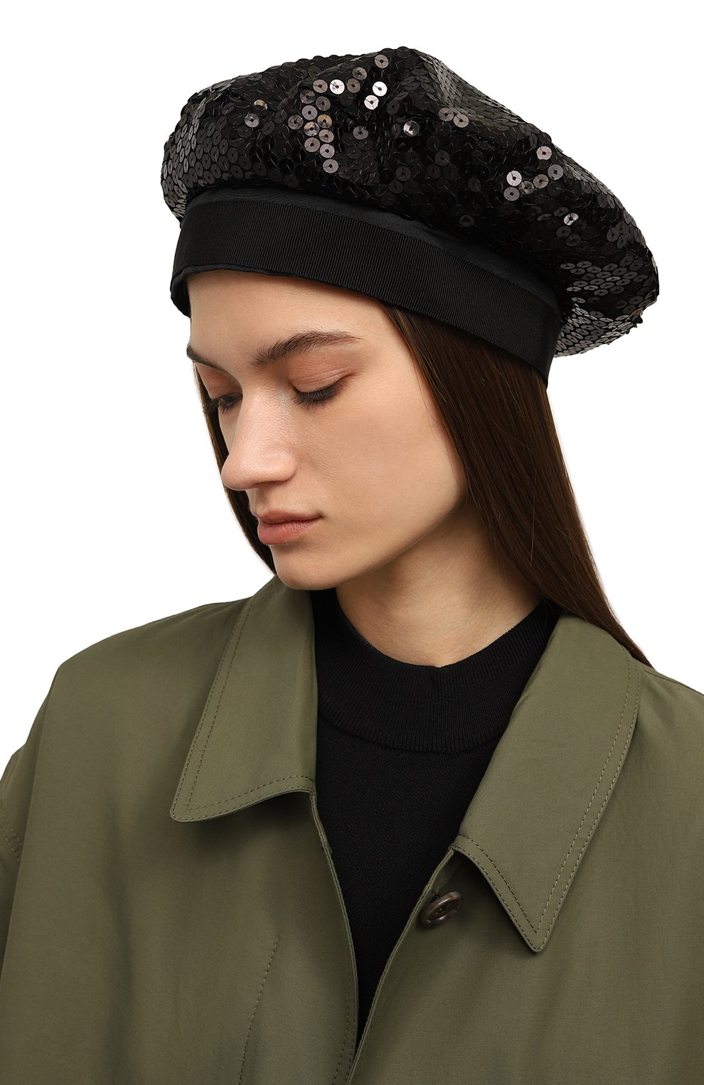 Берет с отделкой пайетками NINA RICCI, арт. 23AAA0084SYN037, фото 2