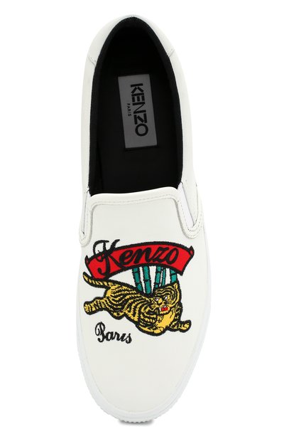 Кожаные слипоны KENZO, арт. F952SN104L50, фото 5