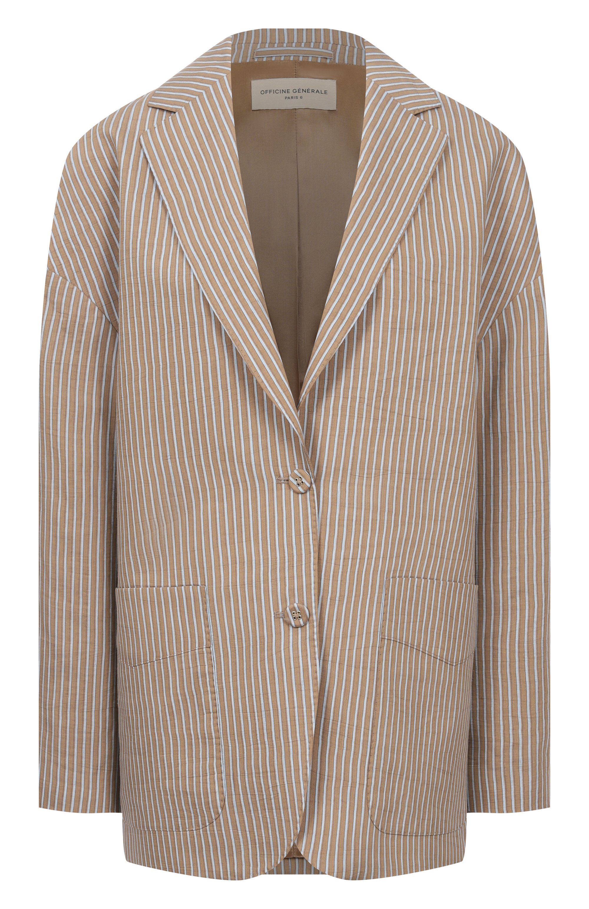 Жакет изо льна и вискозы OFFICINE GENERALE, арт. S26WTLG413, фото 1