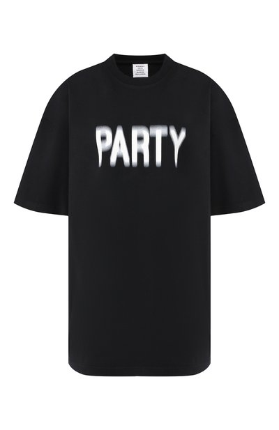 Женская хлопковая футболка VETEMENTS, арт. UAH20TR673/W